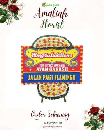 Bunga Papan Congratulation di Kadumerak